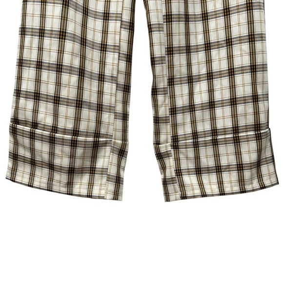 Princess Polly Plaid Wide Leg Pants High Waist Career Casual Trousers, size 4‎ - Picture 4 of 8